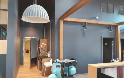 O’Pizzicato- Obernai (67) – fourniture de l’ensemble des luminaires de ce nouveau restaurant à Obernai- mélange de marques décoratives et architecturales